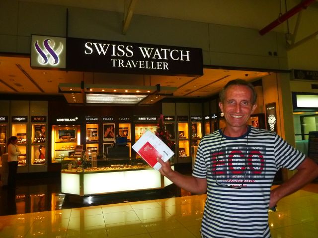 Swiss traveled nach Kuala Lumpur zum Visarun.